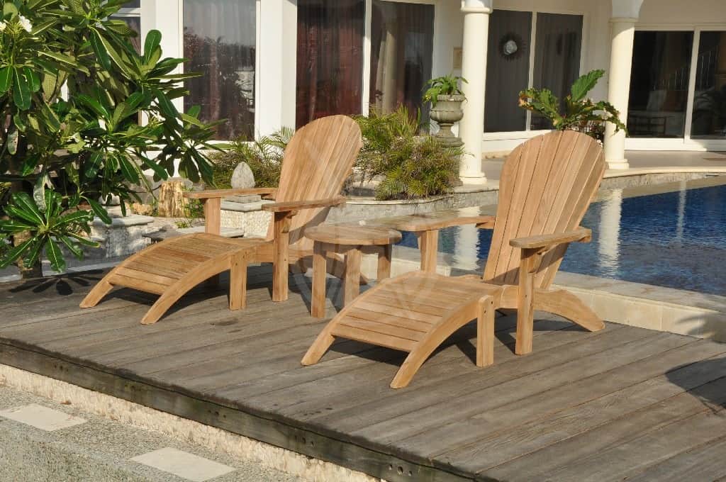 New Adirondack Chair With Ottoman Collection