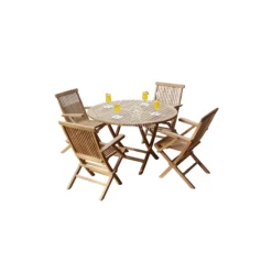 Garden Furniture Sets – Classic Folding Arm Chair & Classic Folding Table