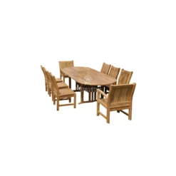 Outdoor Furniture Sets – Marley Chair & Oval Double Extend Table