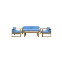 Milan Teak Coffee Table Set - Indonesia Outdoor Living Furniture