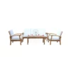 Sevilla Teak Deep Seating Set - Indonesia Garden Corner Sofa