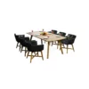 Freemon Teak Dining Table 8-Seater - Jepara Indonesia Outdoor Furniture