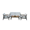 Kantama Teak & Aluminium Set - Weatherproof Indonesia Outdoor Furniture