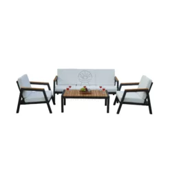 Kantama Teak & Aluminium Set - Weatherproof Indonesia Outdoor Furniture