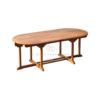 Oval Fixed Table 100 x 240 x 75 cm