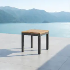 Square Coffee Table with Alu